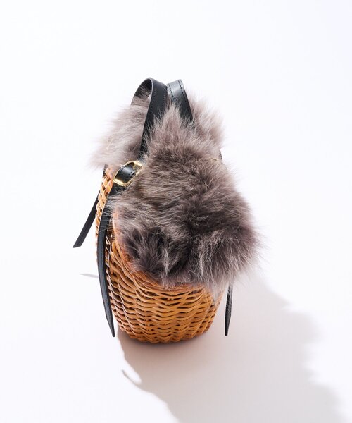 最終お値下げ⭐︎La boutique BonBon かごバッグ S La boutique BonBon（ラブティックボンボン）の「【待望の復刻！最強