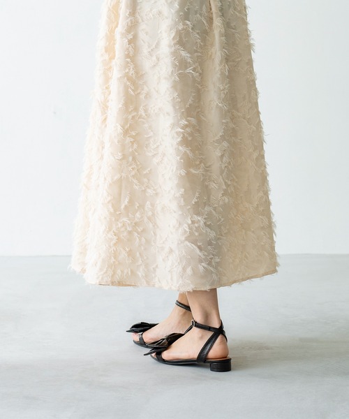 「menue」 フラットサンダル SS シルバー レディース_画像2