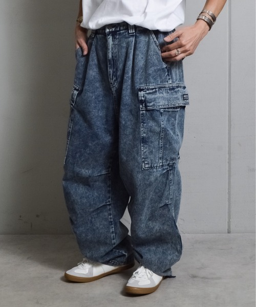 DOUBLE STEAL（ダブルスティール） カーゴパンツ ケミカルイージー