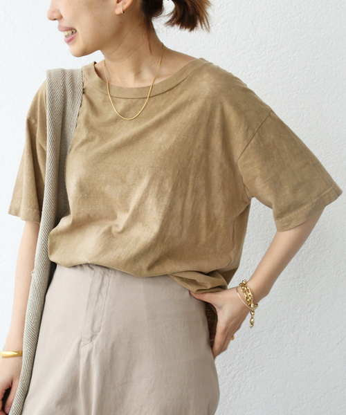 「Deuxieme Classe」 半袖Tシャツ - ベージュ レディース_画像10