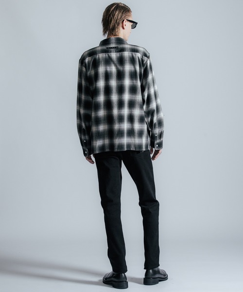 CRIMIE（クライミー） シャツ OMBRE CHECK SHIRT メンズ : ZOZOTOWN