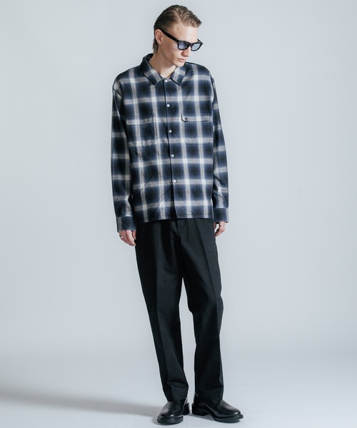 CRIMIE（クライミー） シャツ OMBRE CHECK SHIRT メンズ : ZOZOTOWN