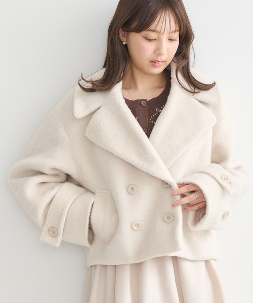 earth music&ecology ブルゾン アウター 「WEB限定」シャギー