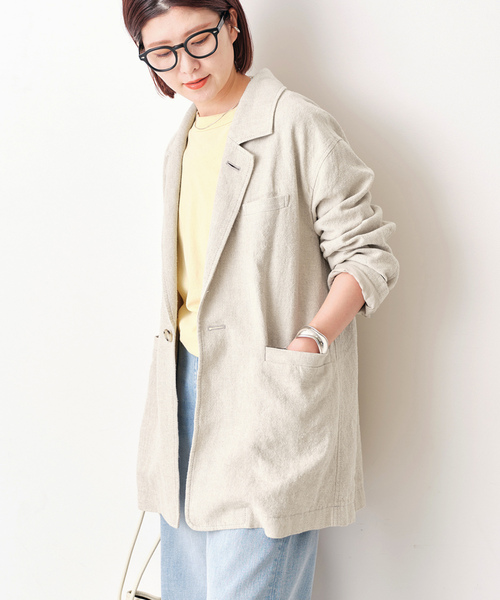 「Spick \u0026 Span」 テーラードジャケット 36 ベージュ レディースの画像