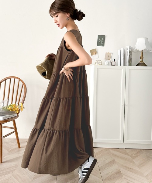 classicalelf（クラシカルエルフ） ノースリーブワンピース MEDIUM