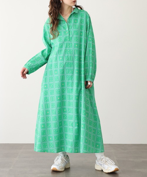 kilki（キルキー） シャツワンピース ダイスチェック プルオーバー 
