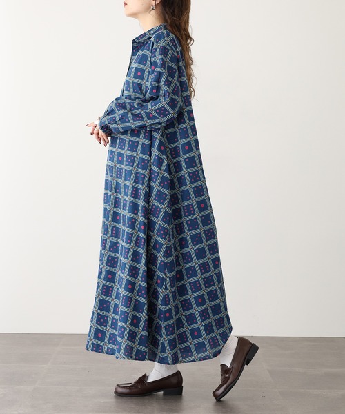 kilki（キルキー） シャツワンピース ダイスチェック プルオーバー 