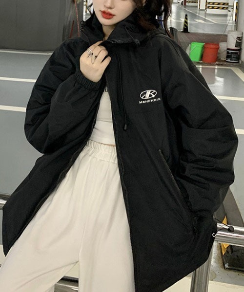 dream in the cradle」 マウンテンパーカー FREE ブラック レディース