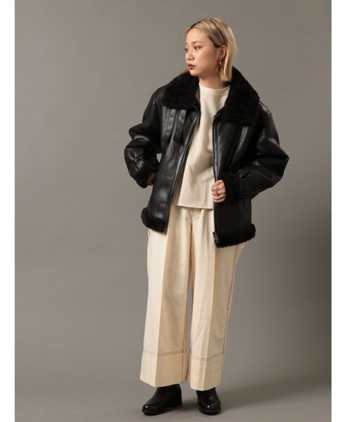 「Retro Grade」 ブルゾン LARGE ライトベージュ メンズ_画像9