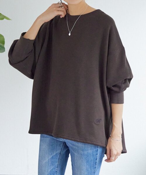 BEARDSLEY（ビアズリー） tシャツ 刺繍入り裏ボアトレーナー