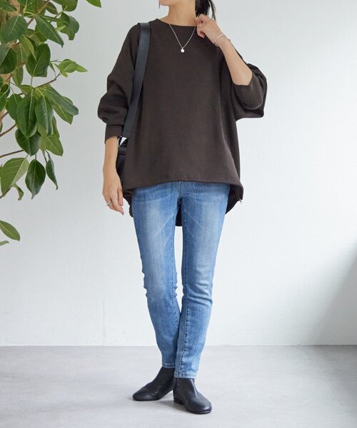 BEARDSLEY（ビアズリー） tシャツ 刺繍入り裏ボアトレーナー