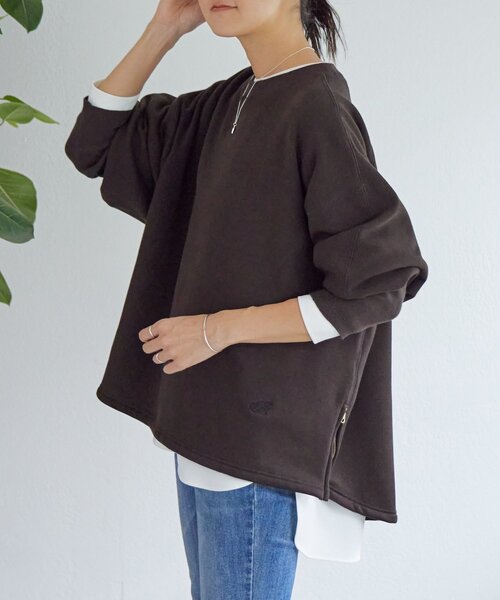 未使用品 beardsley ビアズリー トレーナー スエット タグ付き BEARDSLEY（ビアズリー） tシャツ 刺繍入り裏ボアトレーナー