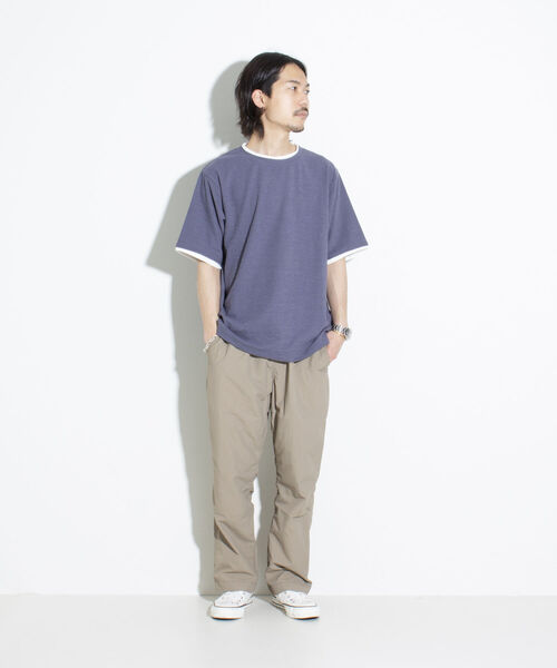 「GLOSTER」 半袖Tシャツ L ライトグレー メンズ_画像4