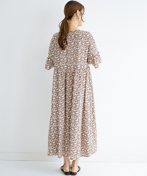 「haco!」 半袖ワンピース SMALL ホワイト系その他 レディース_画像3