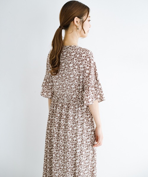 「haco!」 半袖ワンピース SMALL ホワイト系その他 レディース_画像5