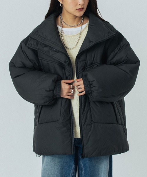 ROSE BUD（ローズバッド） コート アウター STAND COLLAR PADDED