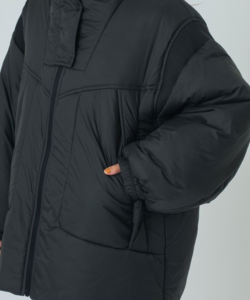 ROSE BUD（ローズバッド） コート アウター STAND COLLAR PADDED