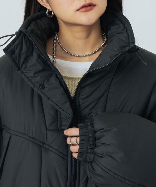ROSE BUD（ローズバッド） コート アウター STAND COLLAR PADDED