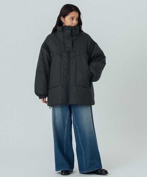 ROSE BUD（ローズバッド） コート アウター STAND COLLAR PADDED