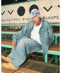 KEBOZ（ケボズ） デニムジャケット gジャン DAMAGED DENIM JACKET