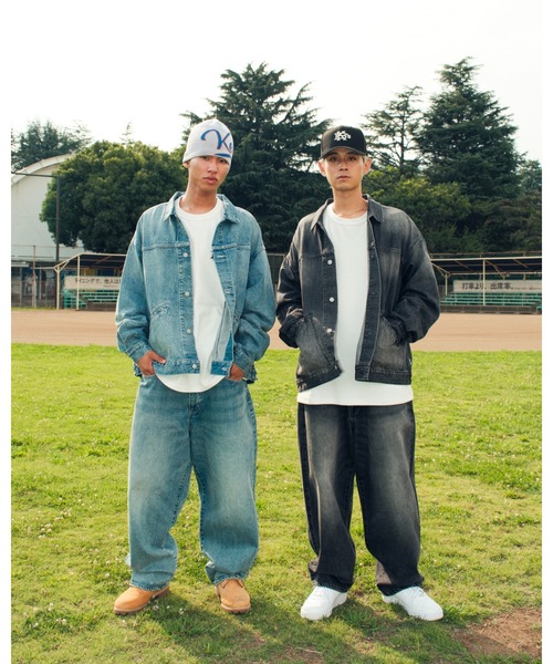 KEBOZ（ケボズ） デニムジャケット gジャン DAMAGED DENIM JACKET