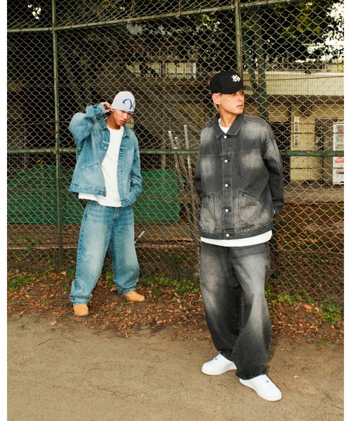 KEBOZ（ケボズ） デニムジャケット gジャン DAMAGED DENIM JACKET
