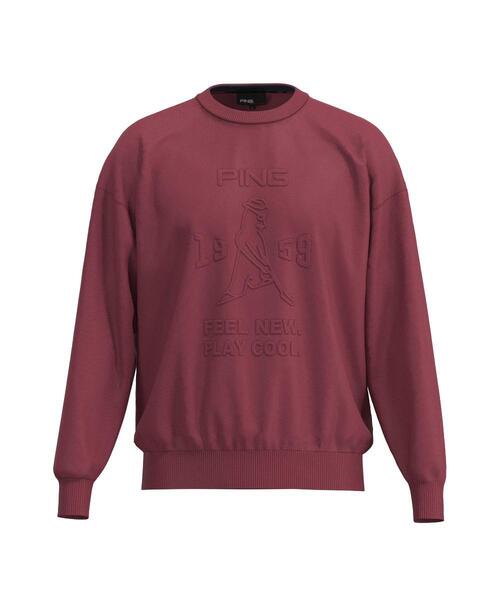 PING（ピン） セーター ニット 「PING APPAREL」エンボス加工ウール