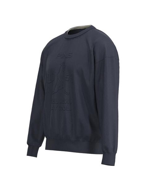 PING（ピン） セーター ニット 「PING APPAREL」エンボス加工ウール