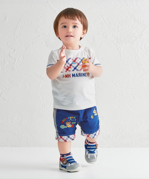 MIKI HOUSE（ミキハウス） tシャツ マリン半袖Tシャツ キッズ 子供服