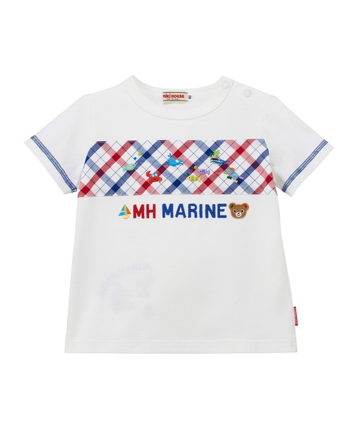 MIKI HOUSE（ミキハウス） tシャツ マリン半袖Tシャツ キッズ 子供服