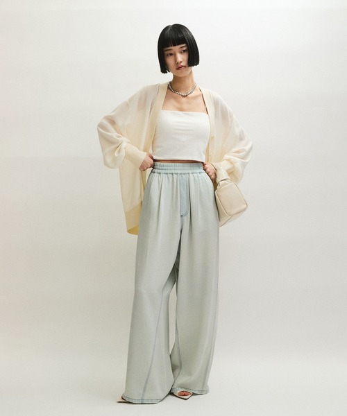 ADAM ET ROPE'（アダムエロペ） デニムパンツ 38 サックスブルー