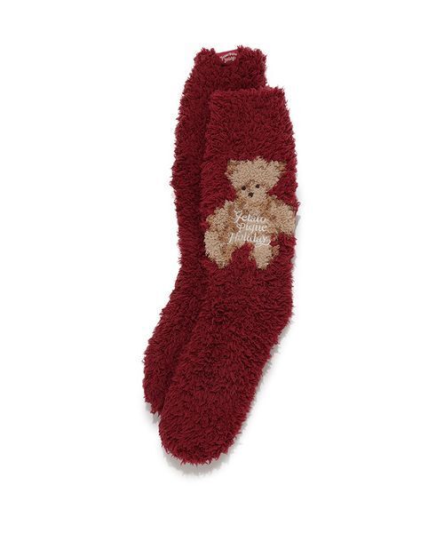 【新品未使用】ジェラートピケ　スノーベアジャガード上下セット gelato pique（ジェラートピケ） HOLIDAY ジェラートスノーベア