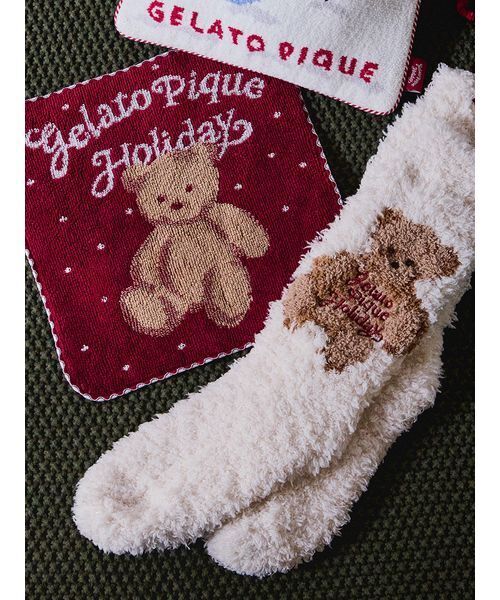 ジェラートピケ スノーベア上下セット gelato pique（ジェラートピケ） ルームウェア 部屋着 「HOLIDAY