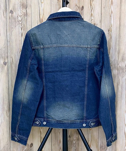 「TopIsm」 「NYLAUS」デニムジャケット M ブルー メンズ_画像2