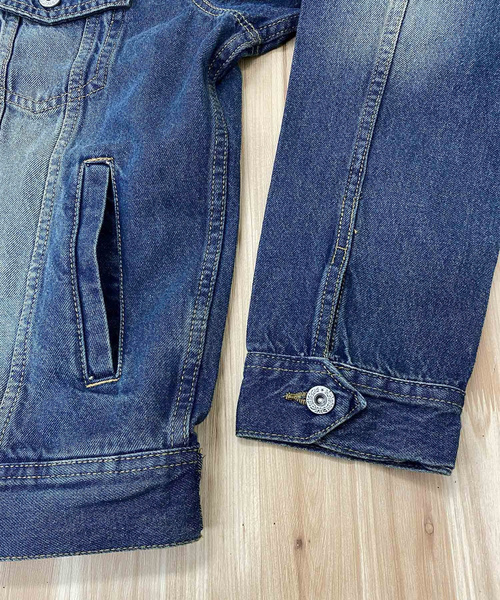 「TopIsm」 「NYLAUS」デニムジャケット M ブルー メンズ_画像4