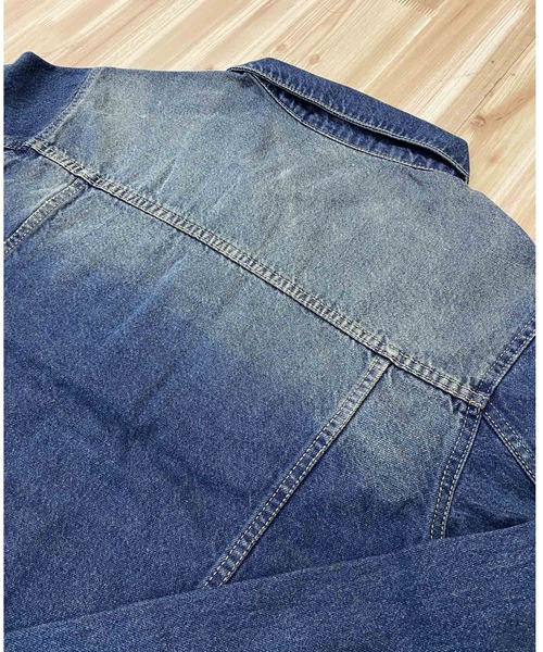 「TopIsm」 「NYLAUS」デニムジャケット M ブルー メンズ_画像5