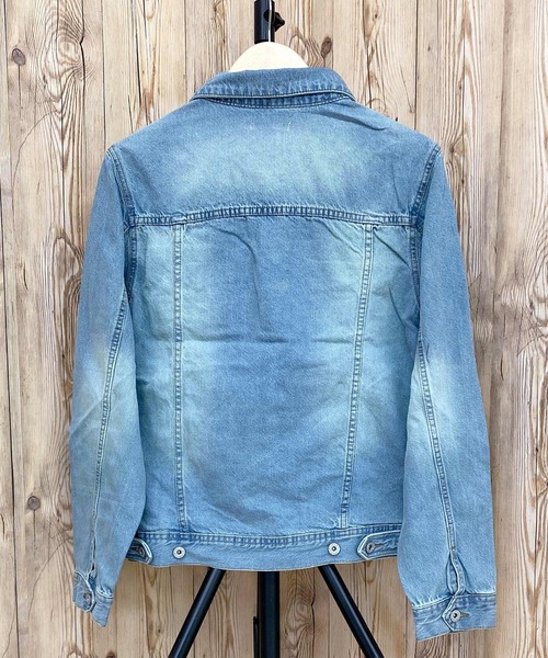 「TopIsm」 「NYLAUS」デニムジャケット M ブルー メンズ_画像7