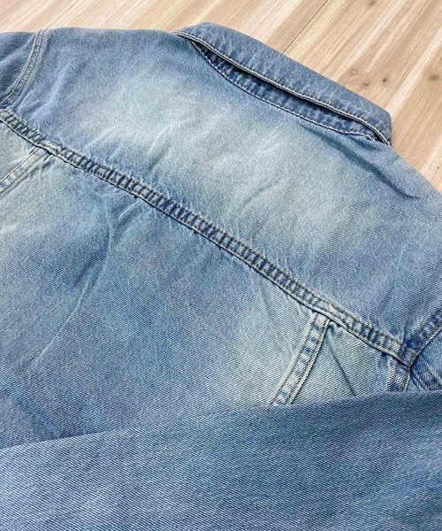 「TopIsm」 「NYLAUS」デニムジャケット M ブルー メンズ_画像9