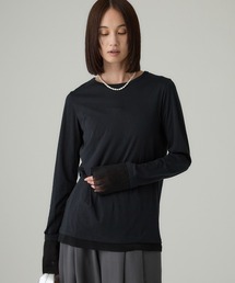 BABYLONE（バビロン） tシャツ チュールレイヤードロンT レディース
