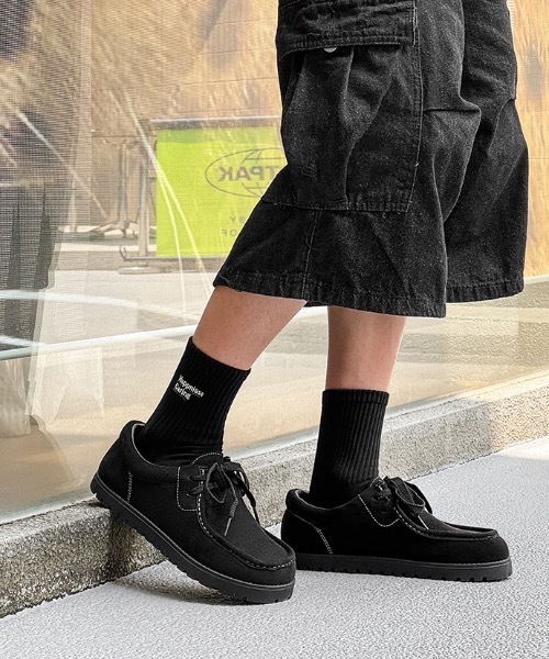 ブラックスエード モカシンシューズ shiun(シウン) ONLINE STORE / BLACK SUEDE MOCCASIN