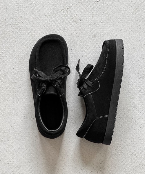 ブラックスエード モカシンシューズ shiun(シウン) ONLINE STORE / BLACK SUEDE MOCCASIN