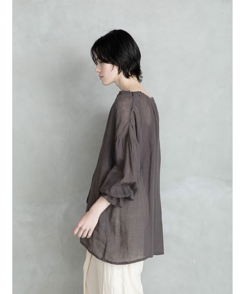 「enchainement」 長袖ブラウス フリー ホワイト レディース_画像9