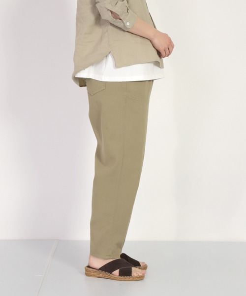 「D.M.G.」 イージーパンツ S マスタード レディース_画像3