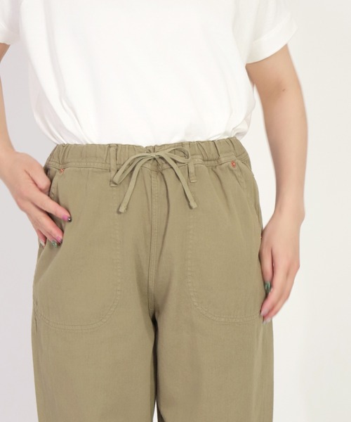 「D.M.G.」 イージーパンツ S マスタード レディース_画像5