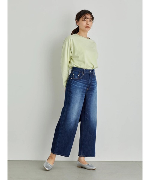 「AMERICAN HOLIC」 デニムパンツ MEDIUM ライトインディゴブルー レディース_画像2