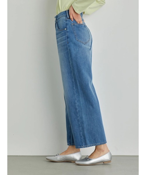 「AMERICAN HOLIC」 デニムパンツ MEDIUM ライトインディゴブルー レディース_画像5