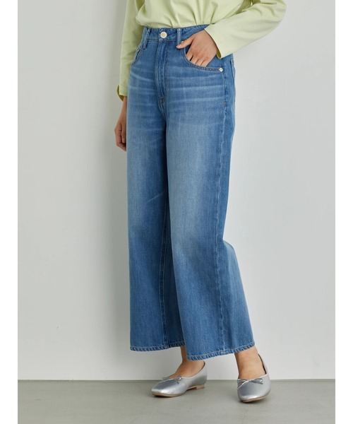 「AMERICAN HOLIC」 デニムパンツ MEDIUM ライトインディゴブルー レディース_画像6