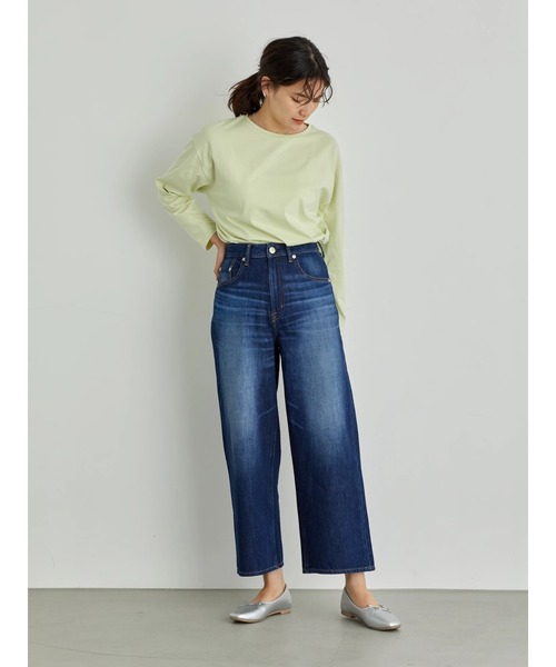 「AMERICAN HOLIC」 デニムパンツ MEDIUM ライトインディゴブルー レディース_画像9