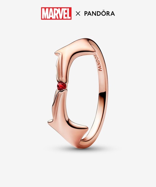 「Pandora」 リング 60 ピンクゴールド レディース_画像3