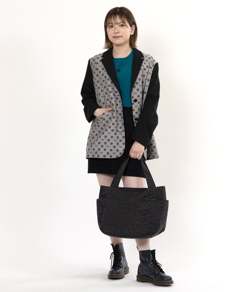 未使用 MARY QUANTトートバック キルティング A4可能 MARY QUANT（マリークヮント） トートバッグ FREE ブラック レディース